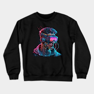 Cyberpunk VR Boy Crewneck Sweatshirt